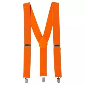 Orange Suspenders Brand New